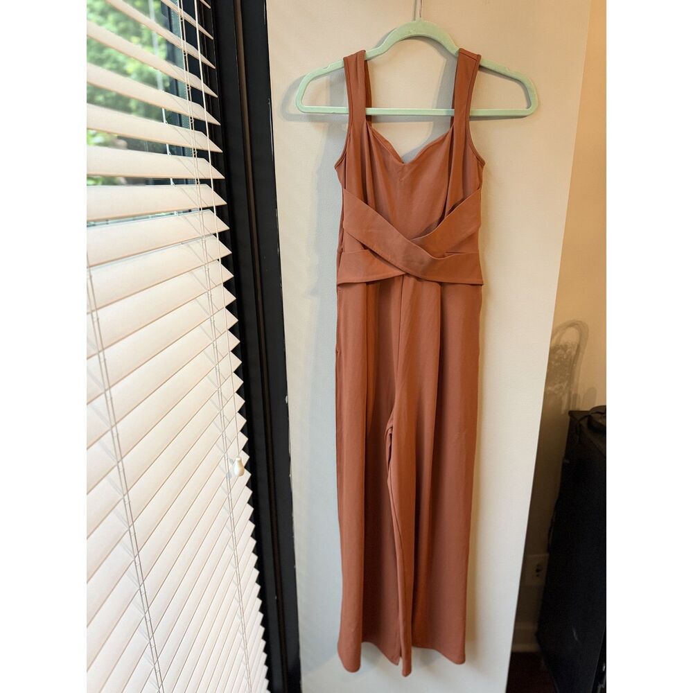 NEW Halara U Back Sleeveless Casual Jumpsuit with Pockets-Easy Peezy Edition